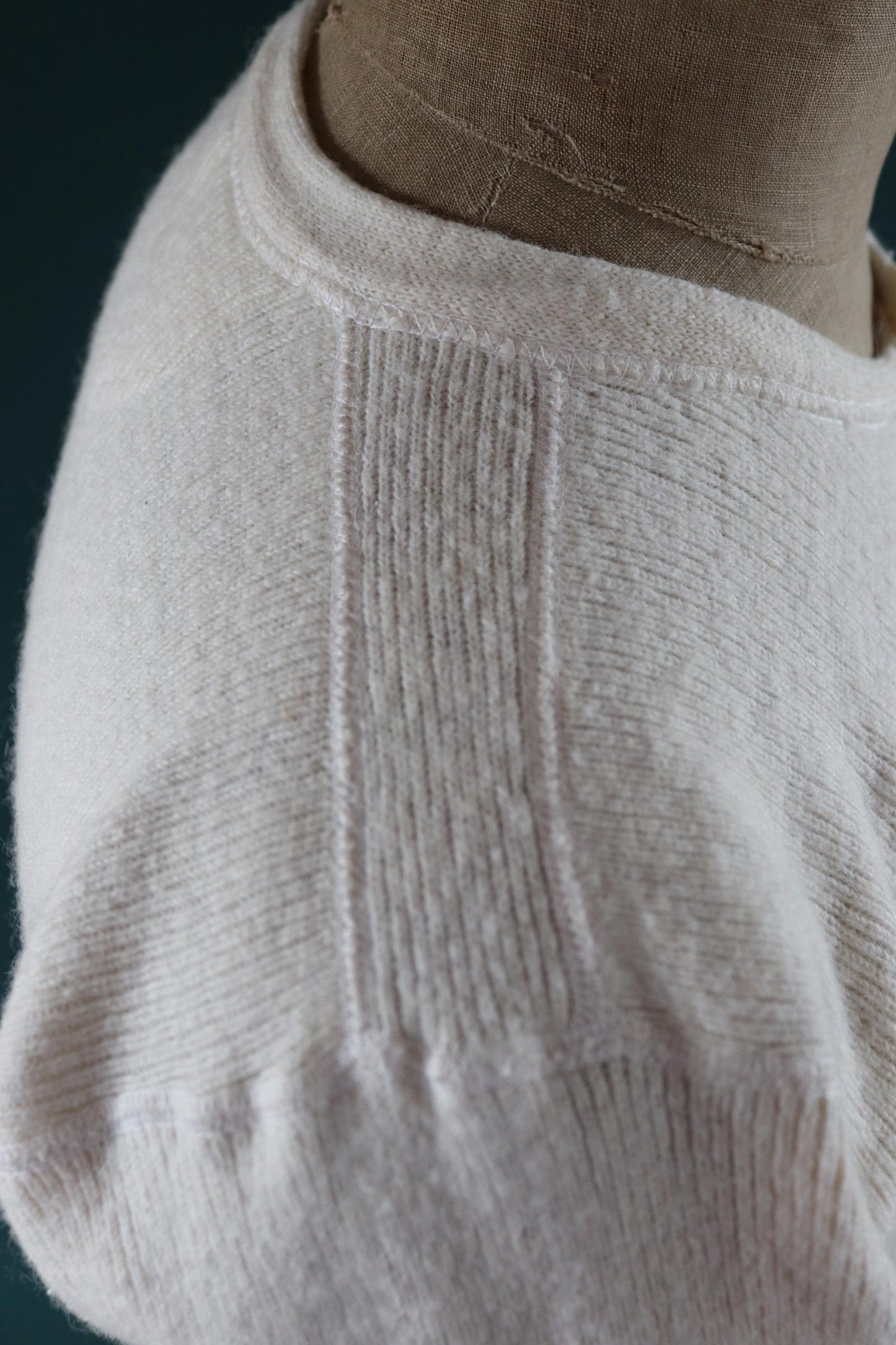 Vintage 1940s Penmans wool undershirt - Henley shirt - thermal base layer - made in Canada - 36" chest