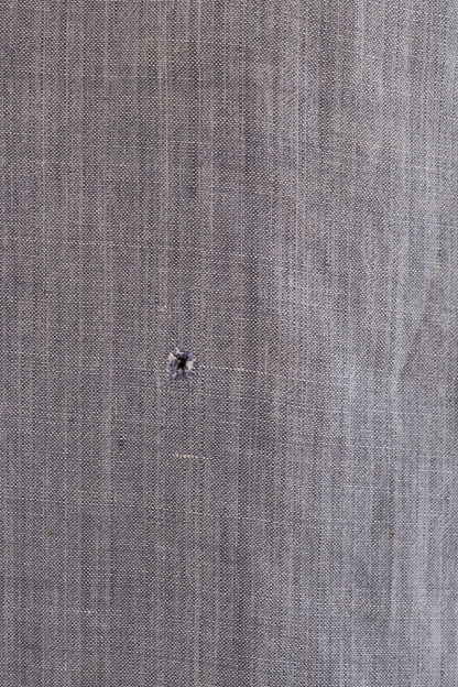 Vintage 1960s French linen saillor shirt - military workwear - 42" chest
