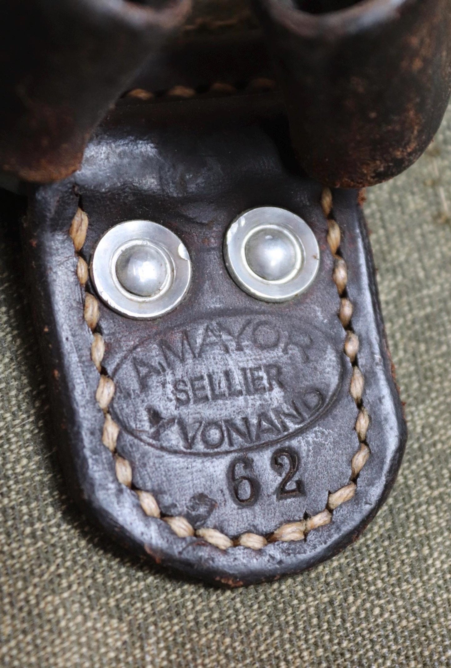 Vintage 1960s Swiss army rucksack - military backpack - salt pepper cotton canvas - for hiking and camping gear