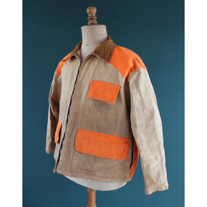 Vintage canvas hunting jacket - American workwear - 50" chest