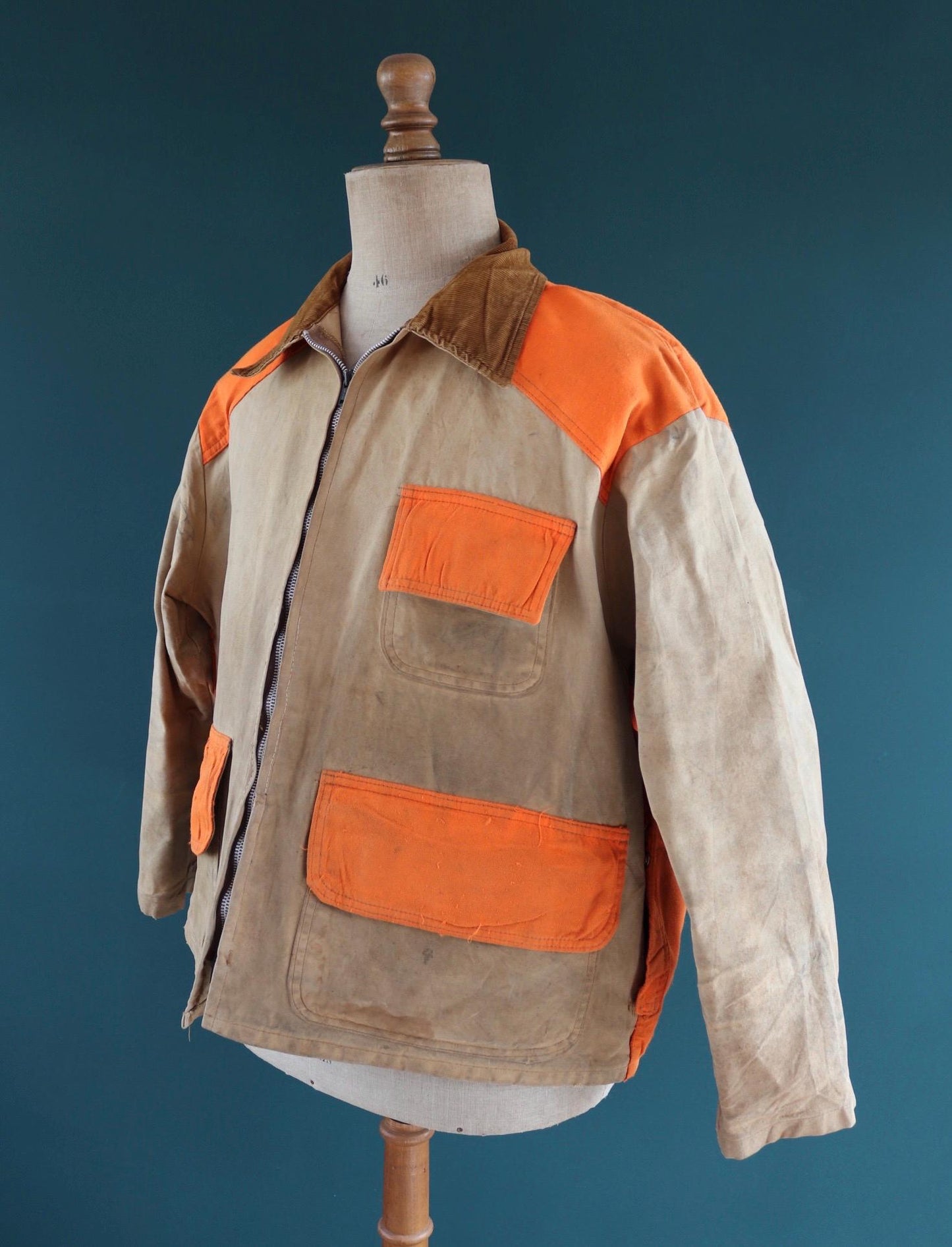 Vintage canvas hunting jacket - American workwear - 50" chest