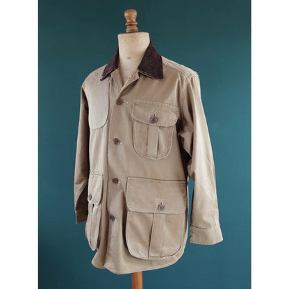 Vintage 1960s canvas hunting jacket - American workwear - 48" chest