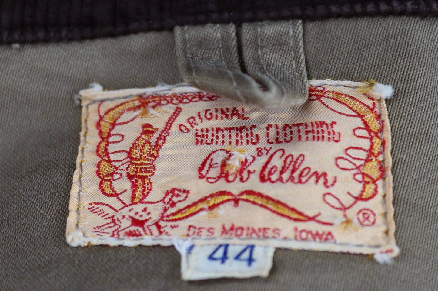 Vintage 1960s canvas hunting jacket - American workwear - 48" chest