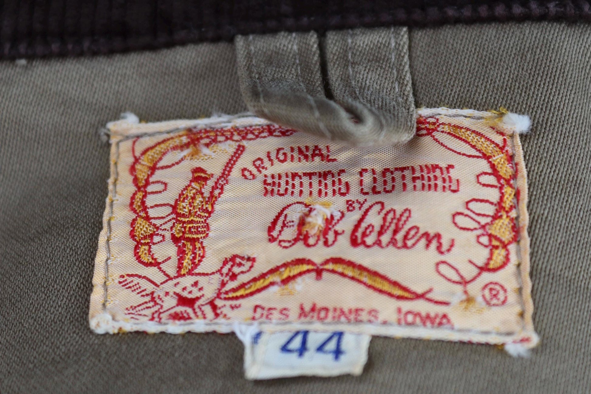 Vintage 1960s canvas hunting jacket - American workwear - 48" chest