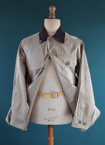 Vintage 1960s canvas hunting jacket - American workwear - 48" chest