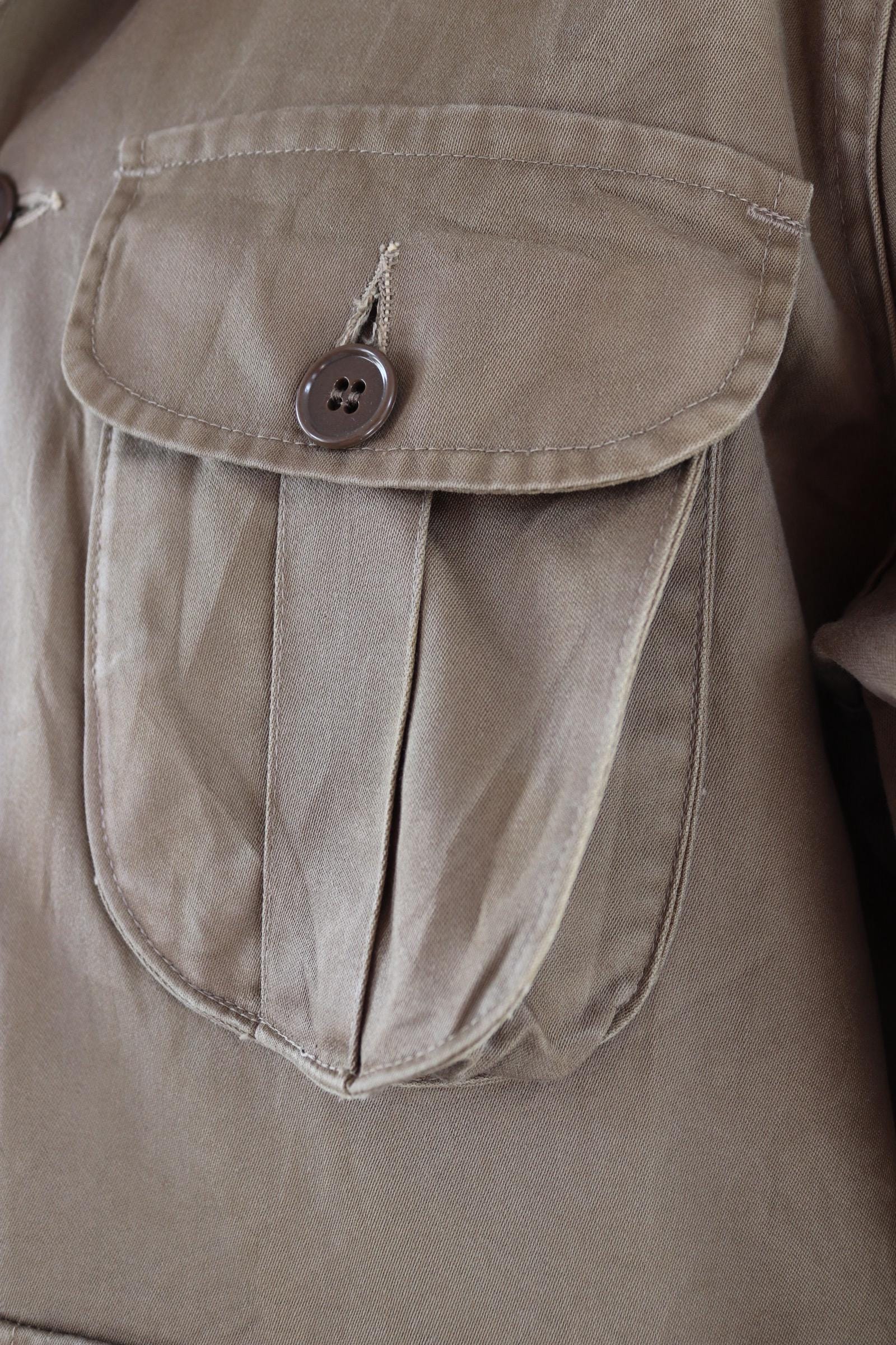 Vintage 1960s canvas hunting jacket - American workwear - 48" chest