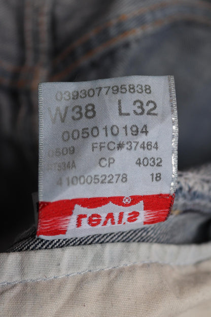 Vintage Levis 501 jeans - blue denim workwear - 36" x 32"