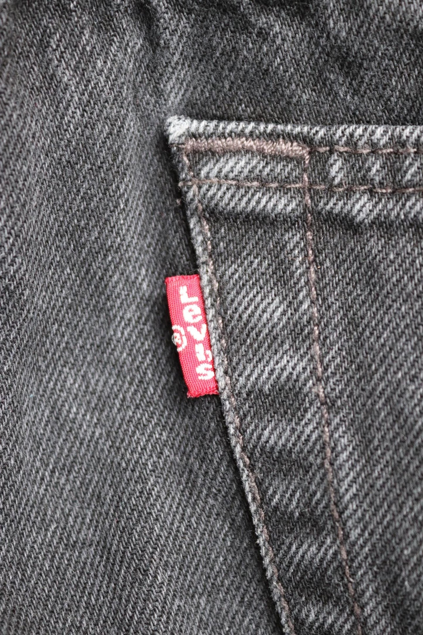 Vintage Levis 501 jeans - black denim - 36" x 34"