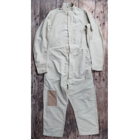 Vintage WW2 British workwear - 1940s overalls - mechanic coveralls - 43” x 37” x 26”
