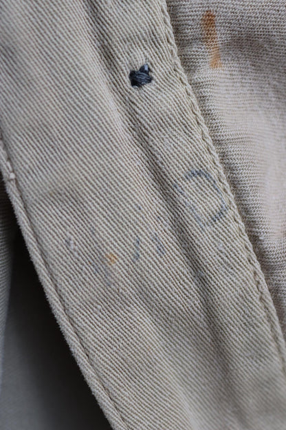 Vintage WW2 British workwear - 1940s overalls - mechanic coveralls - 43” x 37” x 26”