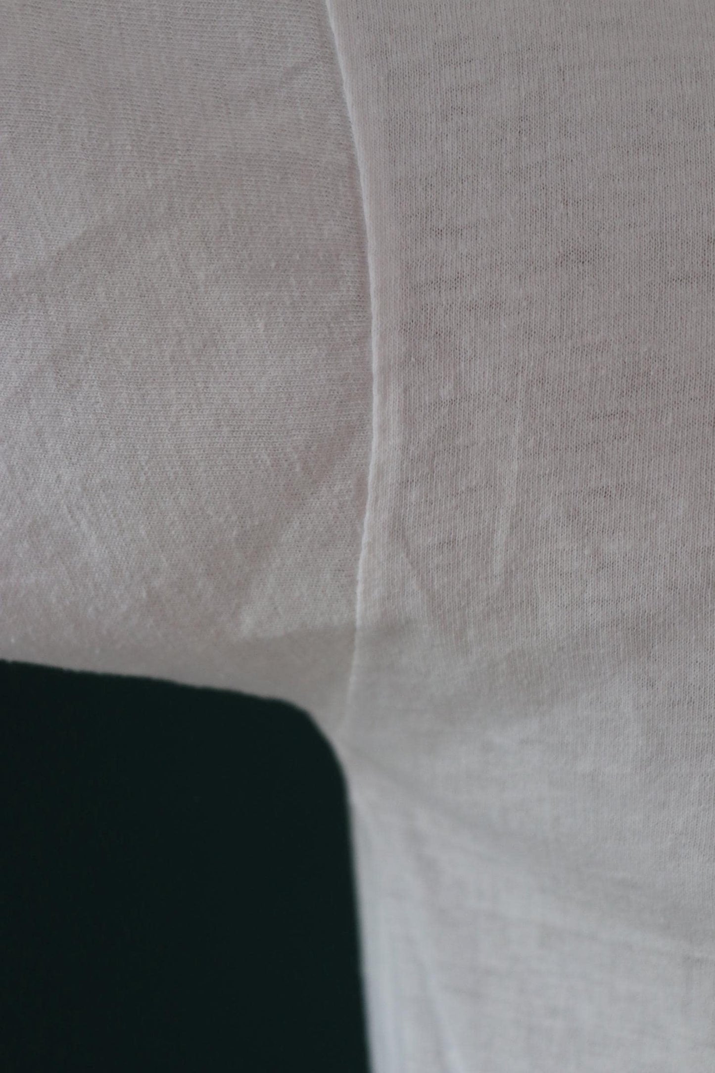 Vintage 1980s t shirt - plain white tee - 44” chest