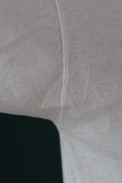 Vintage 1980s t shirt - plain white tee - 44” chest