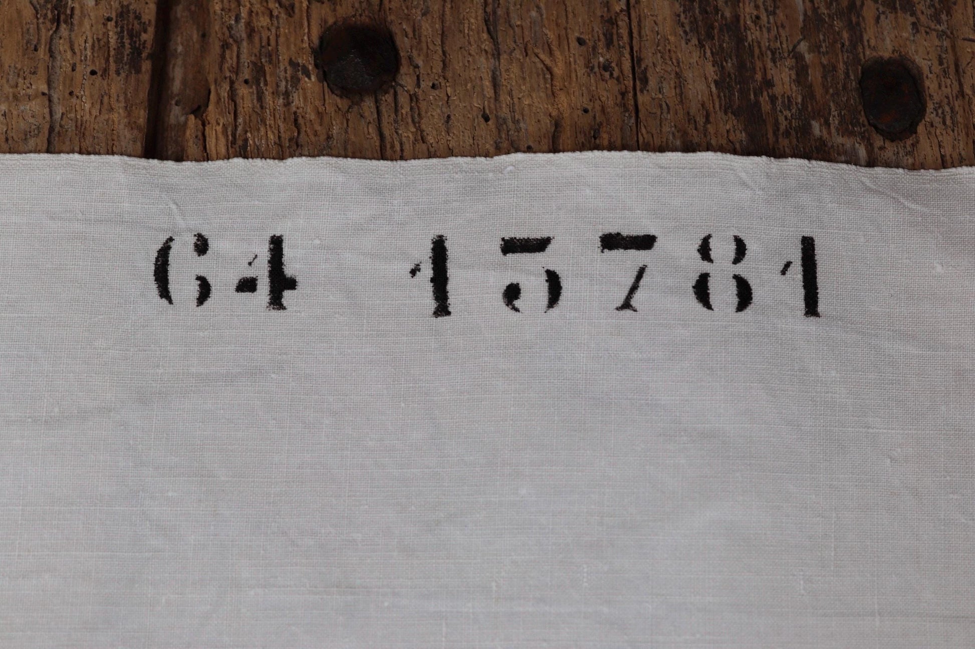 Vintage 1940s French linen sailor shirt - Marine Nationale - naval jumper - military workwear - 37” chest