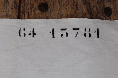 Vintage 1940s French linen sailor shirt - Marine Nationale - naval jumper - military workwear - 37” chest