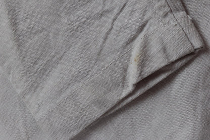 Vintage 1930s Royal Navy linen sailor shirt - navy duck working jumper - military workwear - 38" chest