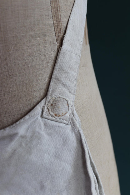 Antique WW1 military bag - Swedish army musette - cotton cross body bread bag - mattornist