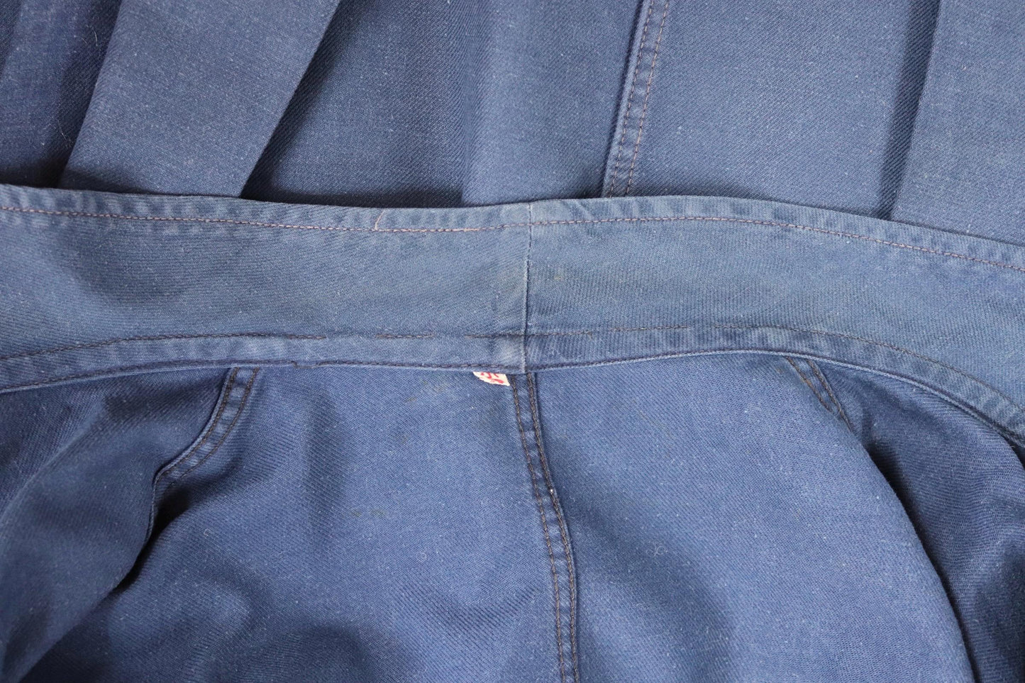 Vintage French workwear jacket - cotton twill chore coat - 50” chest