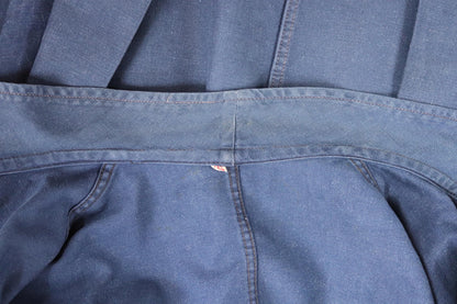 Vintage French workwear jacket - cotton twill chore coat - 50” chest
