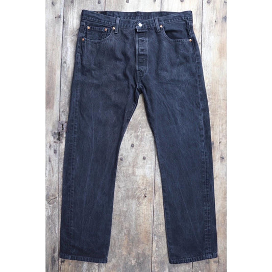 Vintage Levis 501 jeans - black denim - 37" x 32"