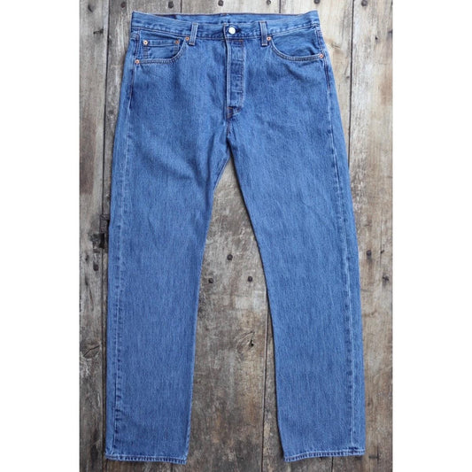 Vintage Levis 501 jeans - blue denim workwear - 36" x 34"