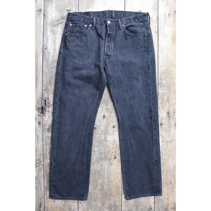 Vintage Levis 501 jeans - black denim - 34" x 29"