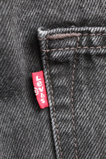 Vintage Levis 501 jeans - black denim - 34" x 29"