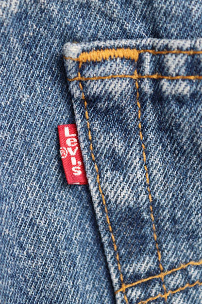 Vintage 1990s Levis 501 jeans - made in USA - blue denim workwear - 35" x 31"