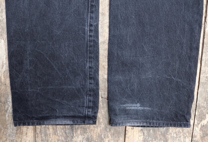 Vintage Levis 501 jeans - black denim - 36" x 34"