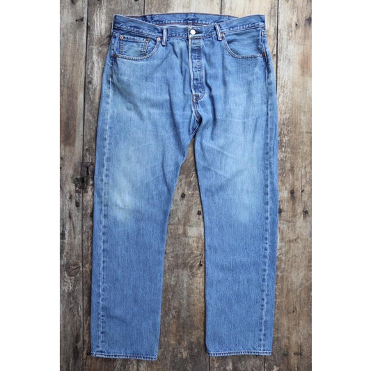 Vintage Levis 501 jeans - blue denim workwear - 38" x 32"