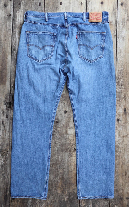 Vintage Levis 501 jeans - blue denim workwear - 38" x 32"