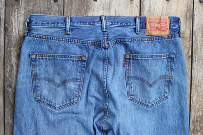 Vintage Levis 501 jeans - blue denim workwear - 38" x 32"