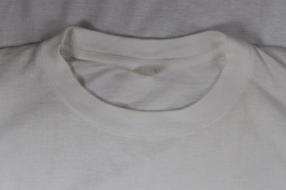 Vintage 1980s t shirt - plain white tee - 44” chest