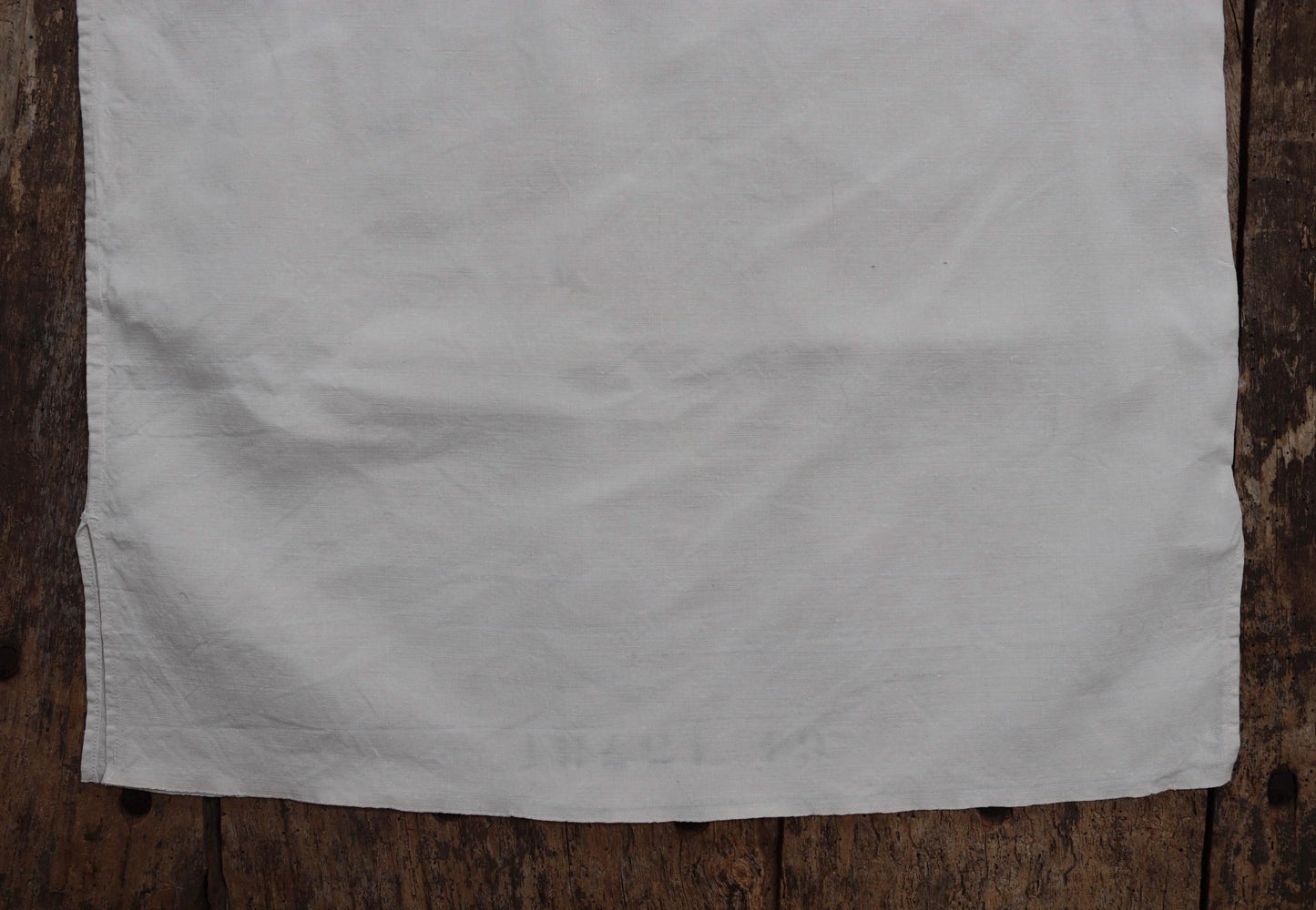 Vintage 1940s French linen sailor shirt - Marine Nationale - naval jumper - military workwear - 37” chest