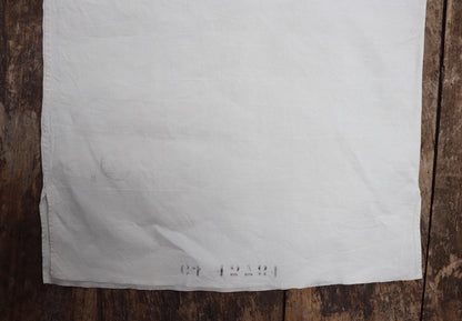 Vintage 1940s French linen sailor shirt - Marine Nationale - naval jumper - military workwear - 37” chest