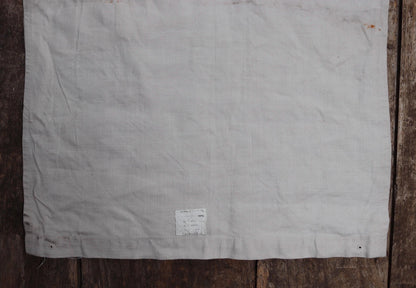 Vintage 1930s Royal Navy linen sailor shirt - navy duck working jumper - military workwear - 38" chest