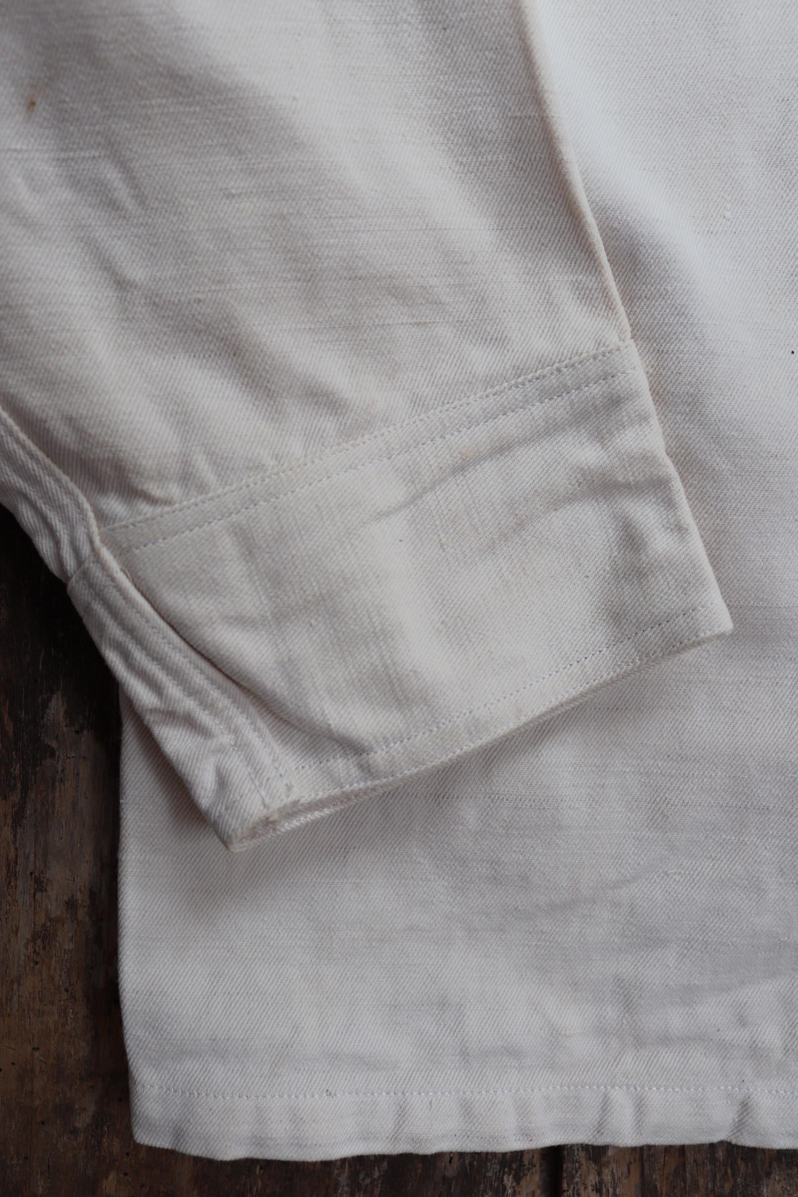 Vintage 1950s Italian sailor shirt - military workwear - 41" chest