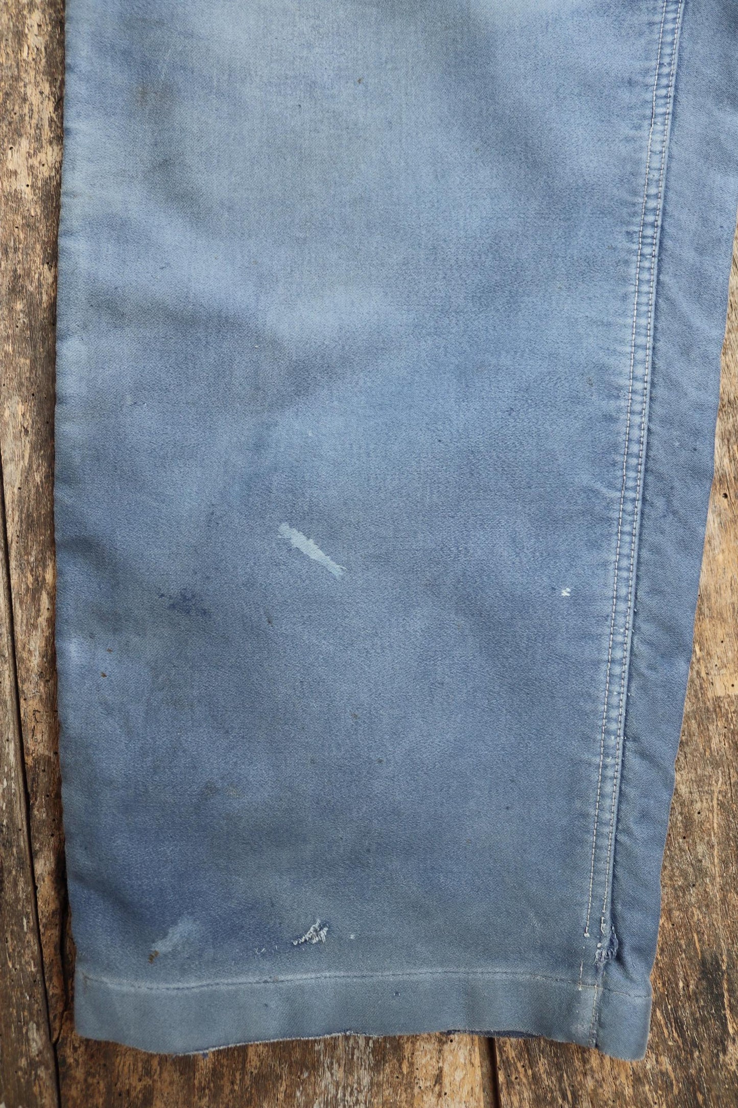 Vintage 1950s French moleskin overalls - Adolphe Lafont workwear dungarees - 36” x 25”