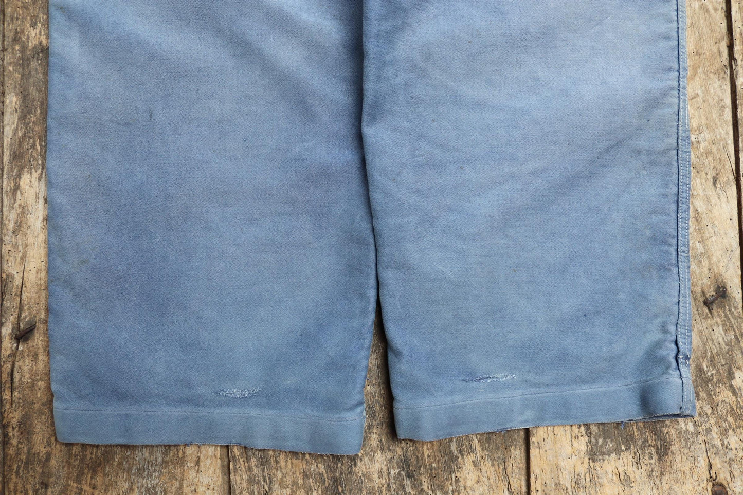 Vintage 1950s French moleskin overalls - Adolphe Lafont workwear dungarees - 36” x 25”
