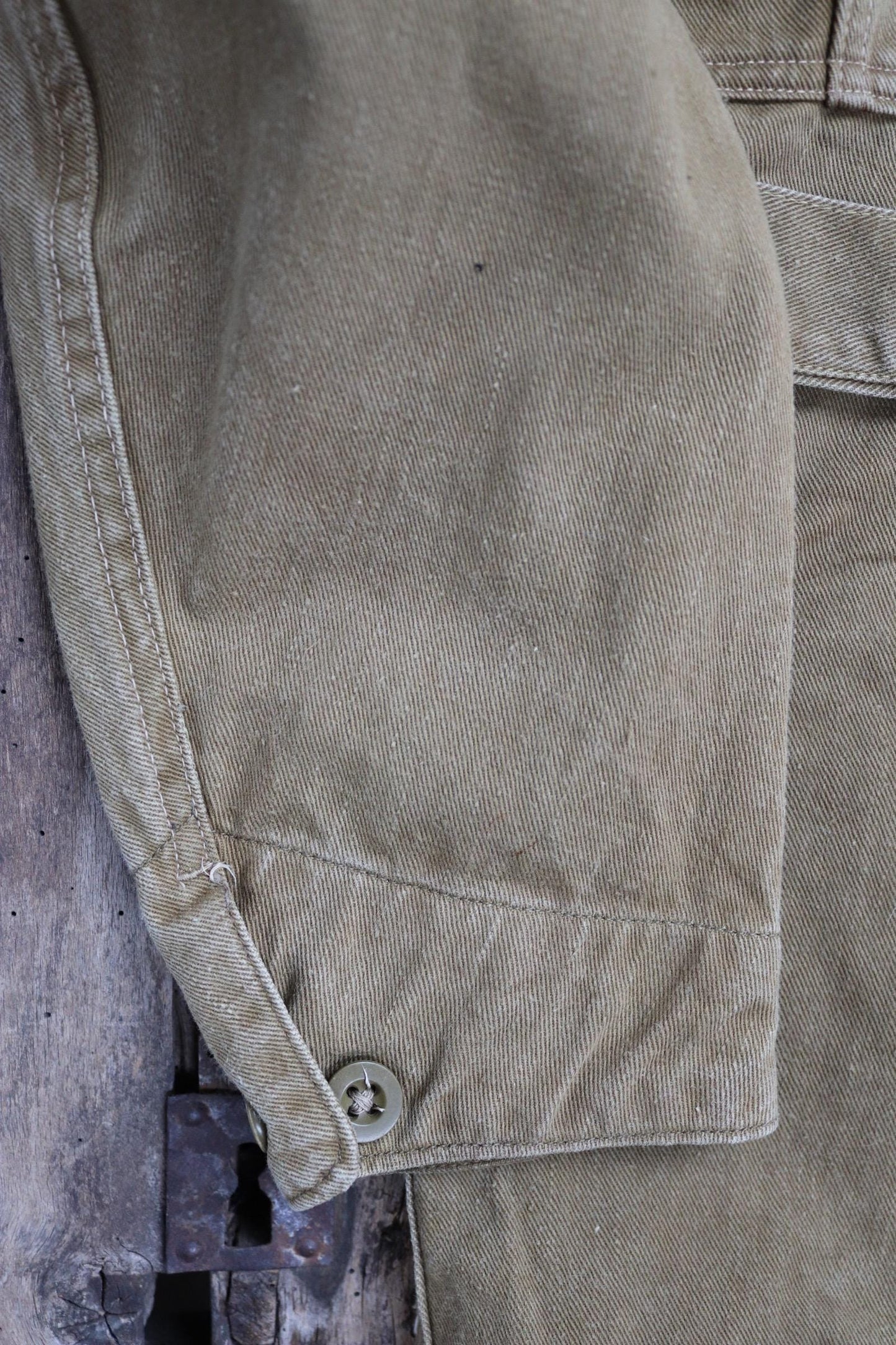 Vintage WW2 Combination Suit - ATS - British workwear - 1940s overalls - mechanic coveralls - 44” x 40” x 28”