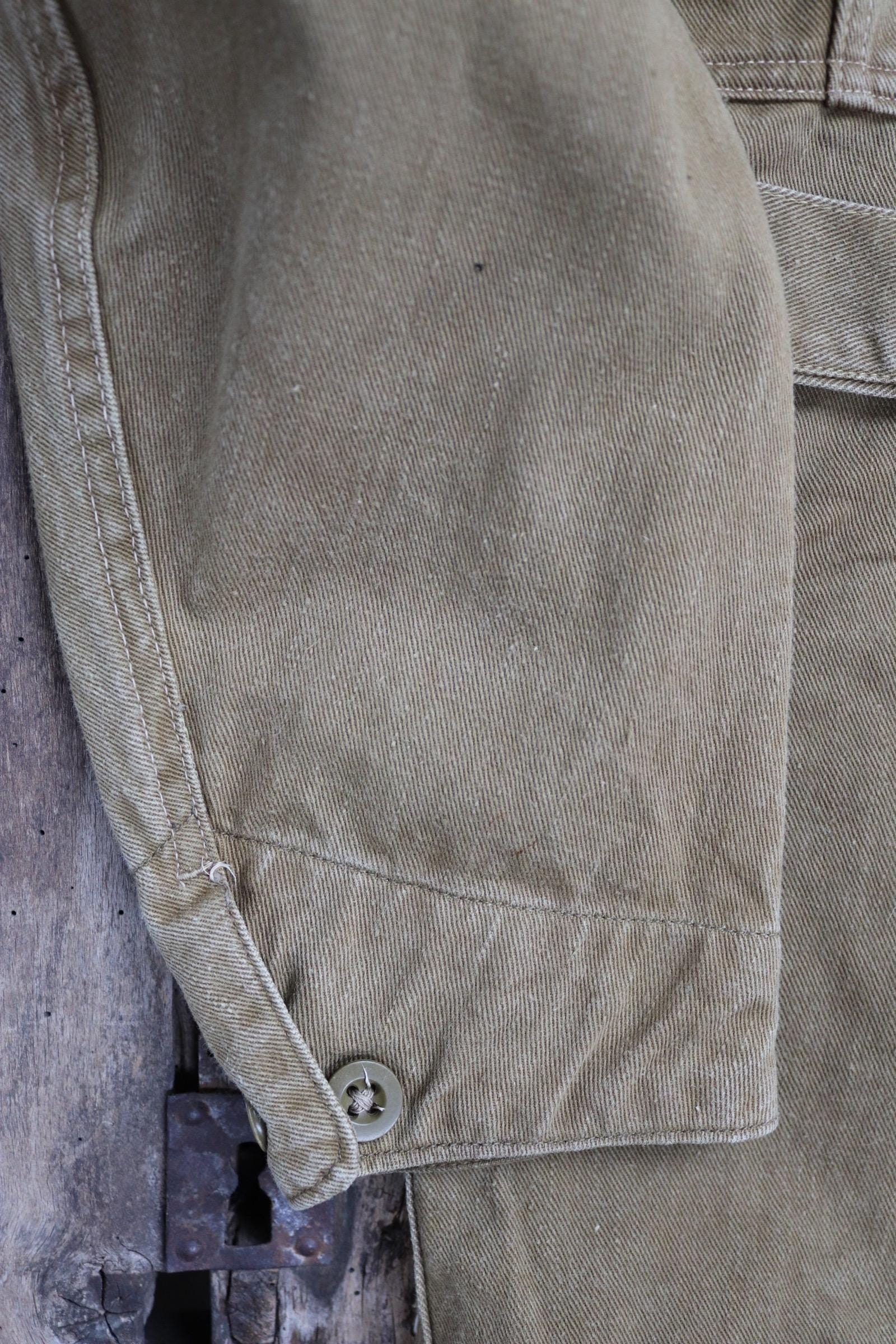 Vintage WW2 Combination Suit - ATS - British workwear - 1940s overalls - mechanic coveralls - 44” x 40” x 28”