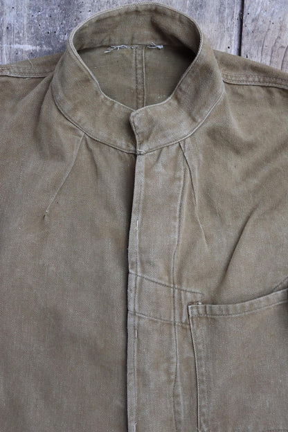 Vintage WW2 Combination Suit - ATS - British workwear - 1940s overalls - mechanic coveralls - 44” x 40” x 28”