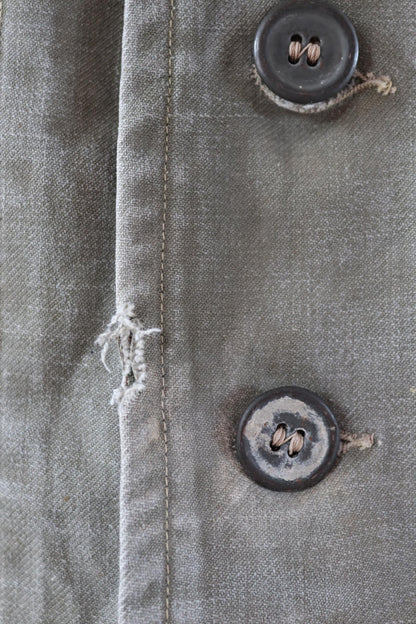 Vintage WW2 French M38 bourgeron - 1940s military jacket - 45” chest