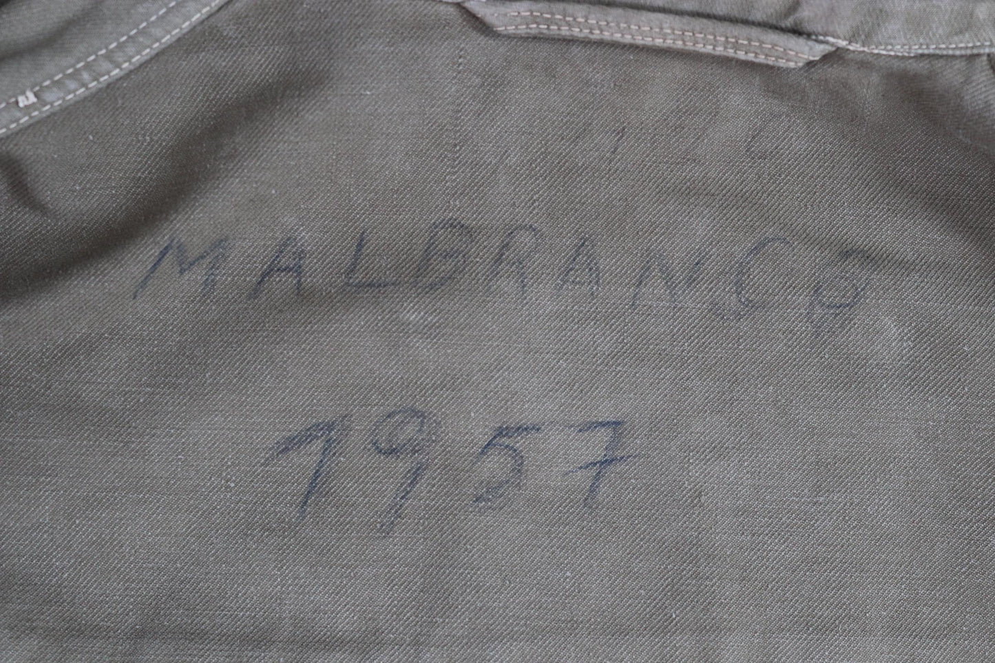 Vintage French M47 army jacket - herringbone twill - 1950s military - 47” chest