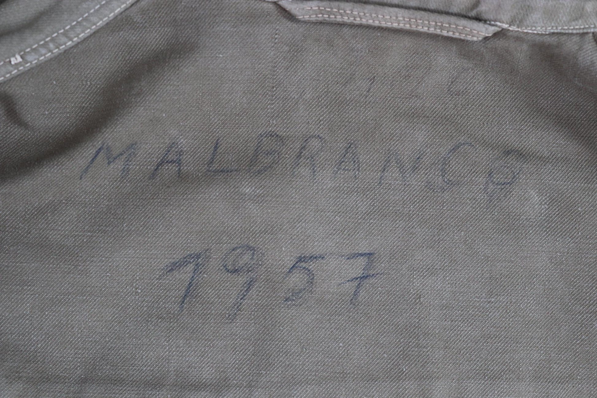 Vintage French M47 army jacket - herringbone twill - 1950s military - 47” chest