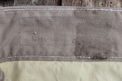 Vintage 1950s French army chinos - M52 military trousers - pleated pants - 29" x 29"
