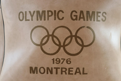 Vintage 1970s Olympics bag - 1976 Montreal memorabilia - carry on luggage - weekender - overnight hold all