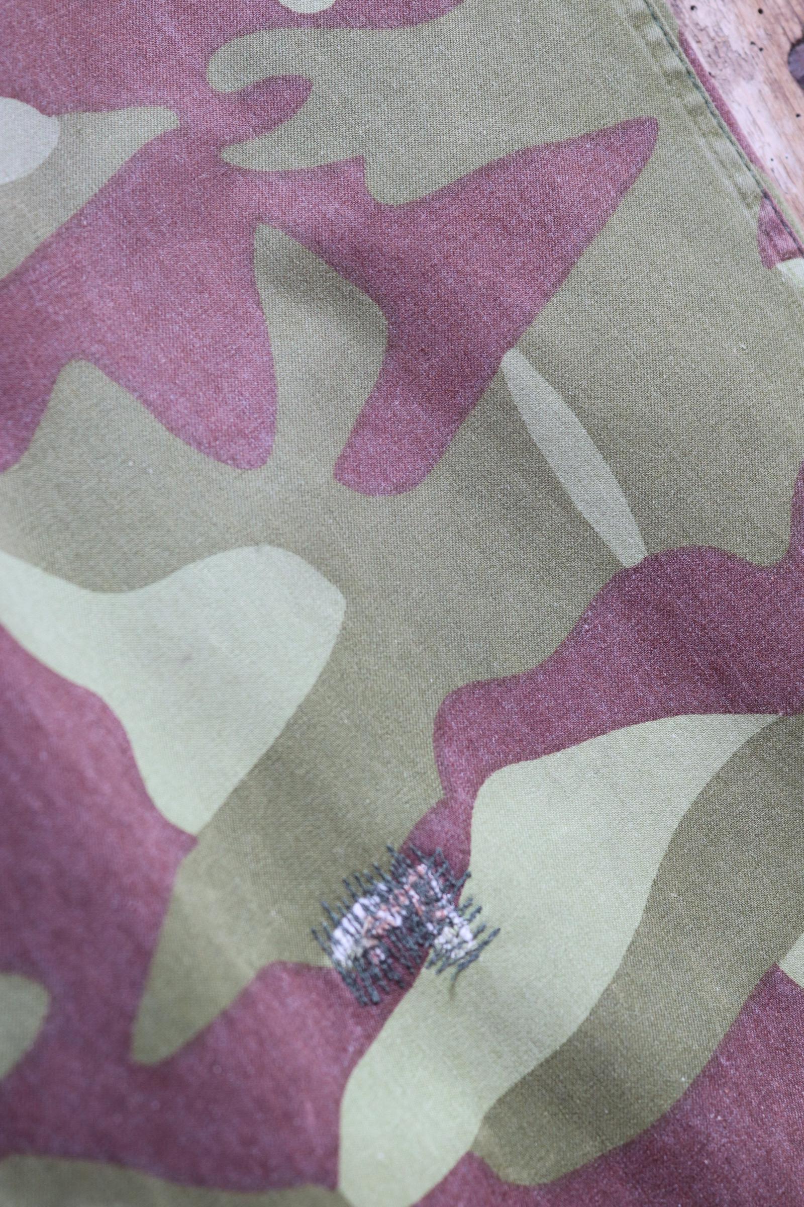 Vintage 1990s Finnish M62 camo trousers - windproof paratrooper pants - 40” x 28”