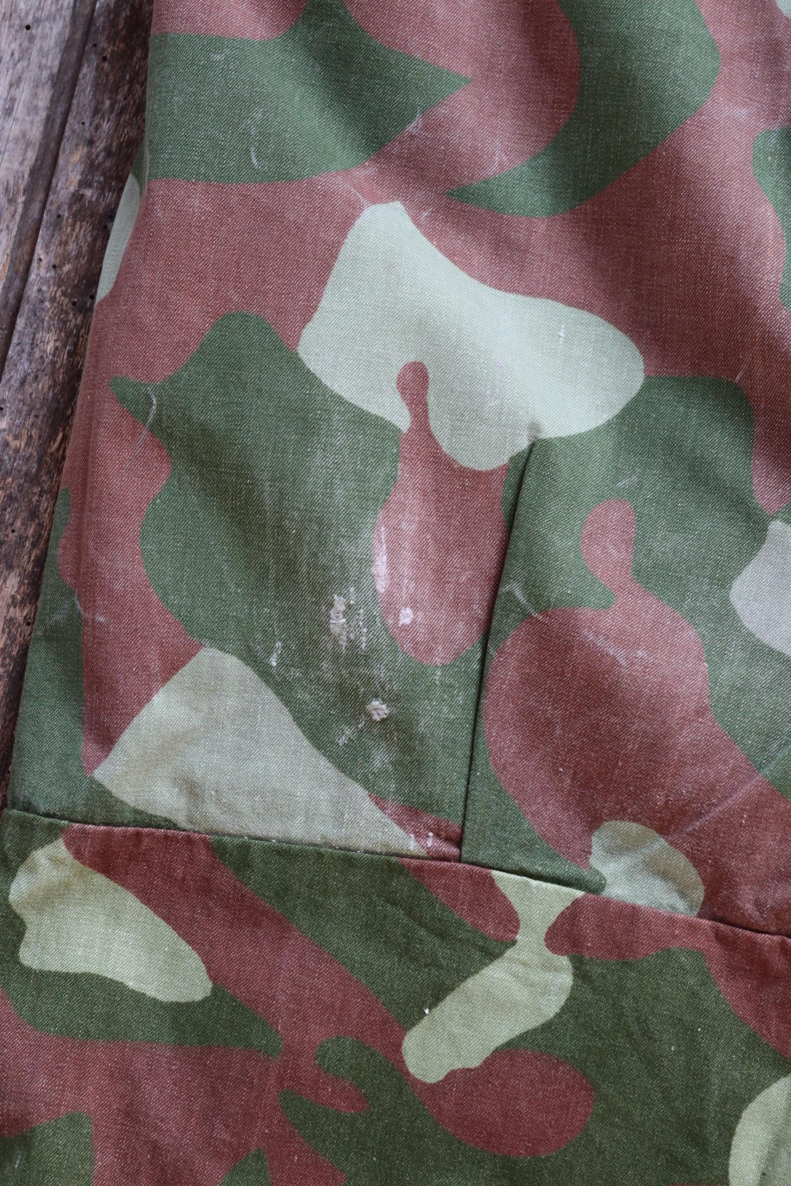 Vintage 1980s Finnish M62 camo trousers - windproof paratrooper pants - 40” x 35”