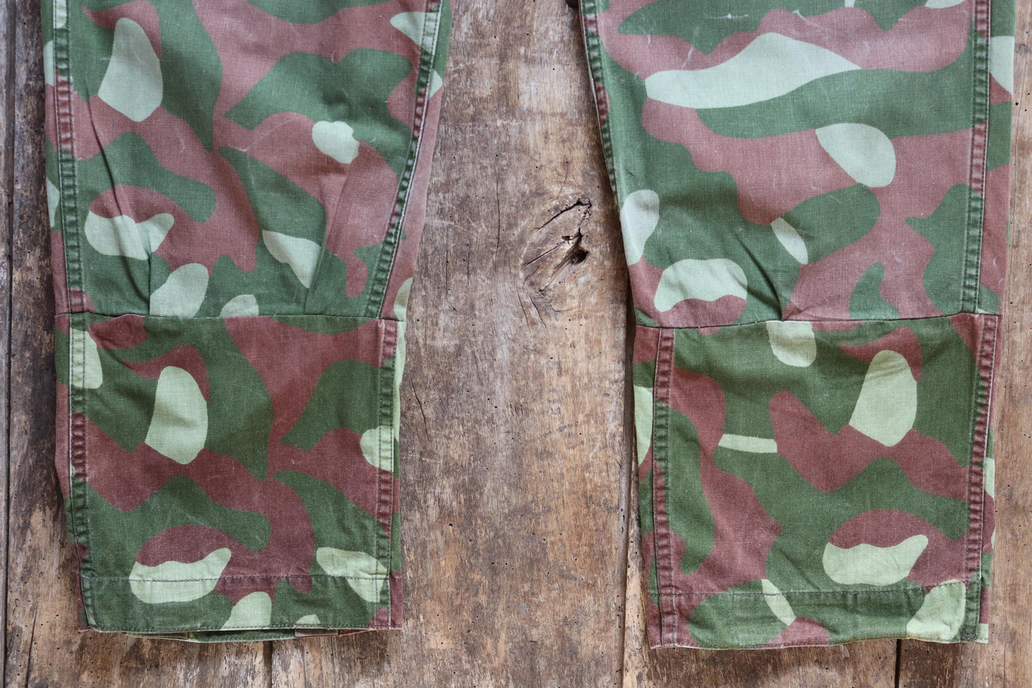 Vintage 1980s Finnish M62 camo trousers - windproof paratrooper pants - 40” x 35”