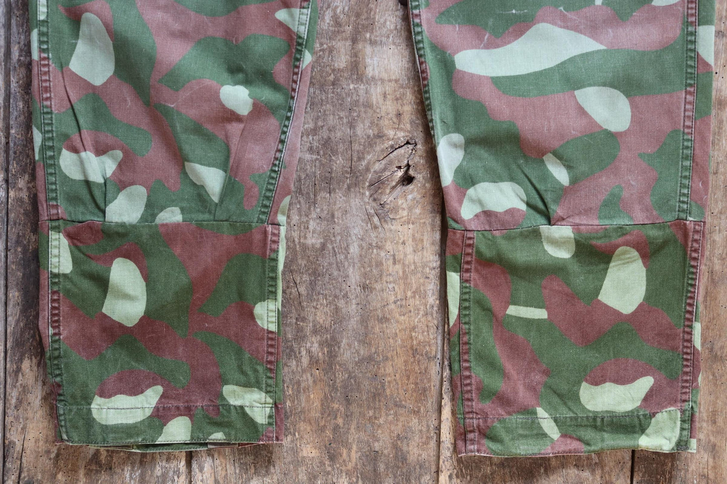 Vintage 1980s Finnish M62 camo trousers - windproof paratrooper pants - 40” x 35”